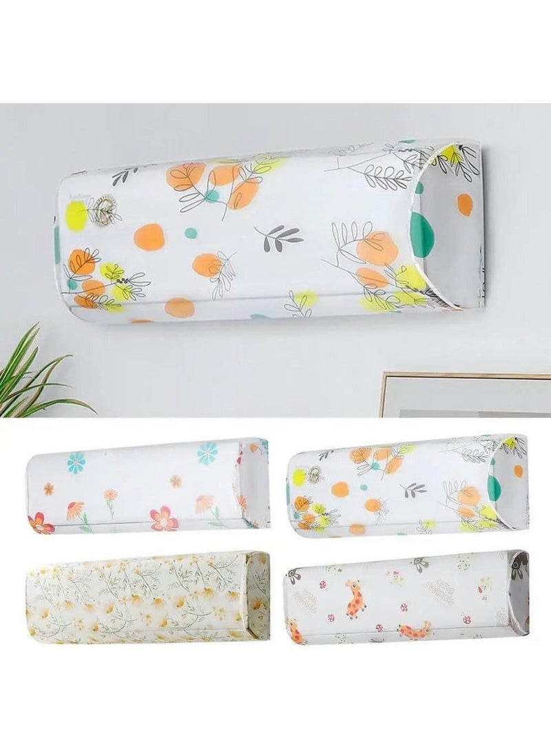 غطاء حماية لمكيف الهواء 1.5 حصان - غطاء متين متعدد الأشكال مقاوم للغبار - تصميم أنيق وجذاب، يحمي من الأوساخ، سهل الاستخدام، مناسب للاستخدام اليومي والموسمي - شكل عشوائي - Image 1